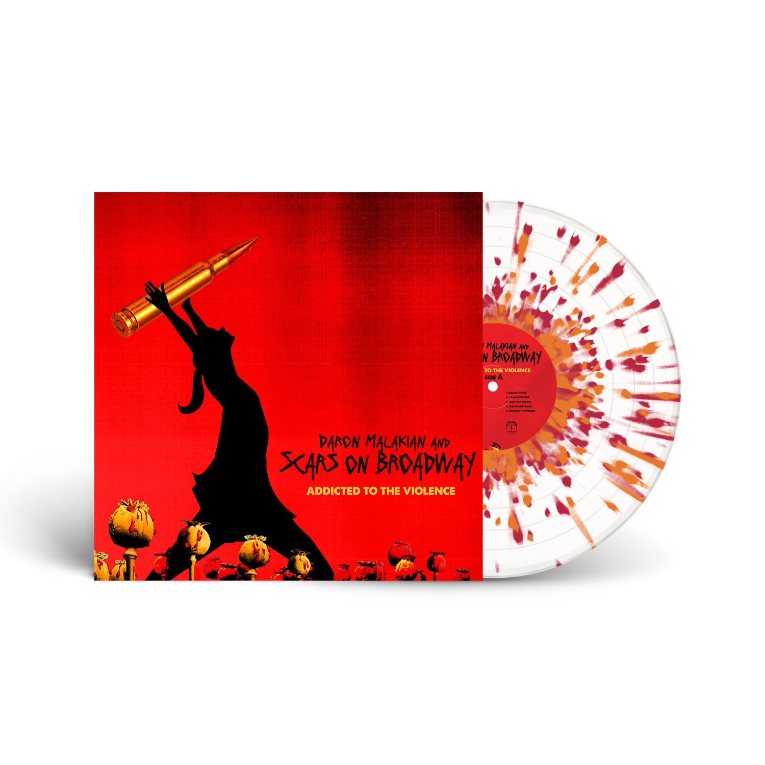 Addicted To The Violence Splatter LP – Scars on Broadway
