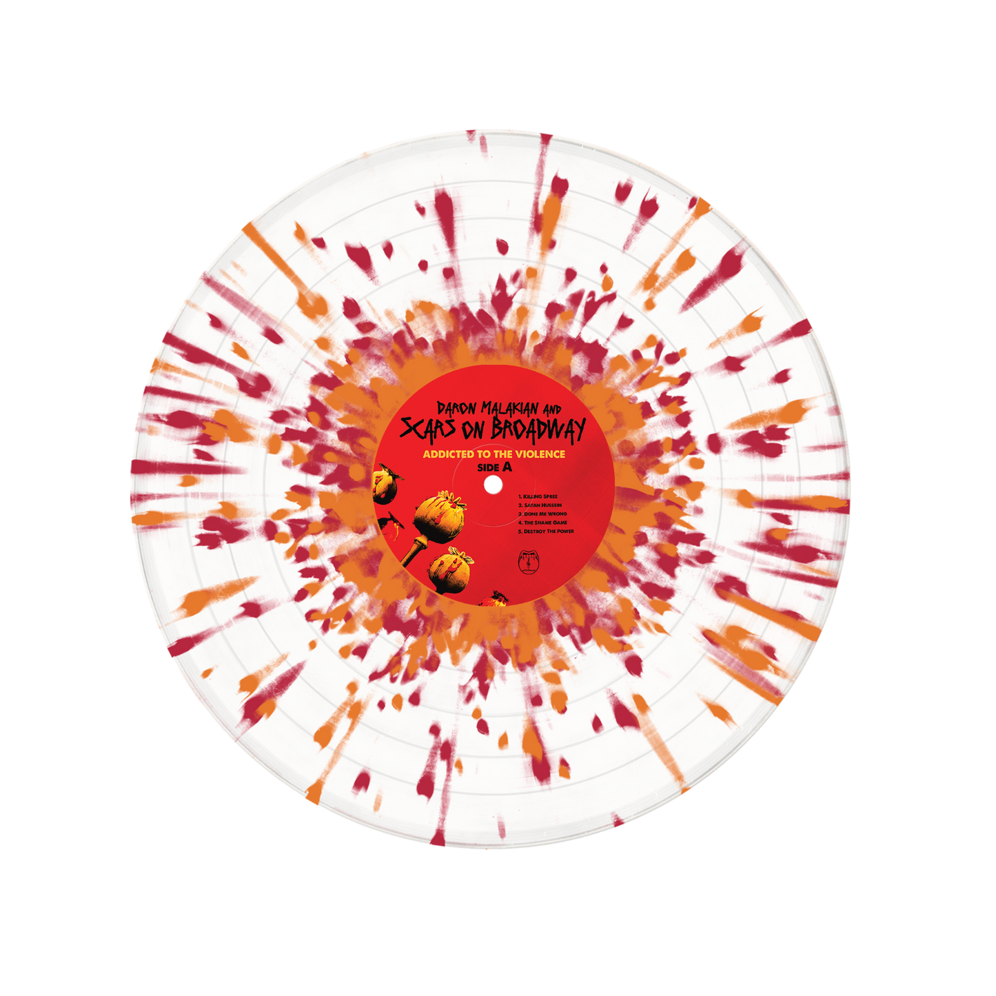Addicted To The Violence Splatter LP (Signed)